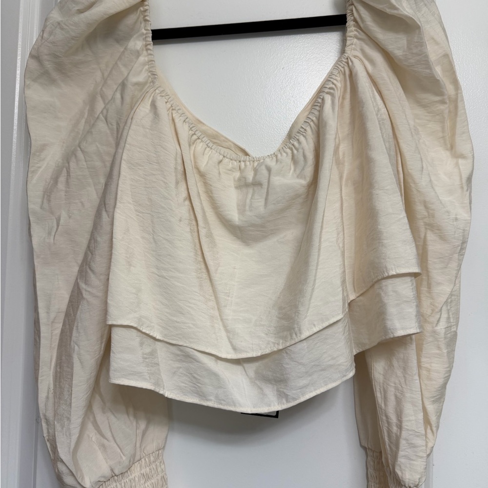 Gianni Bini Cream Blouse